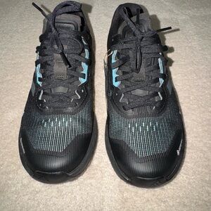 Womens size 7- adidas Terrex Agravic Flow 2.0 GTX Black Grey Mint goretex